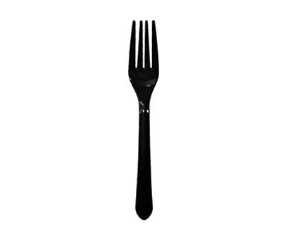 Forks Plastic Black 'Premium'
